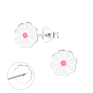 Daisy White with Pink Centre