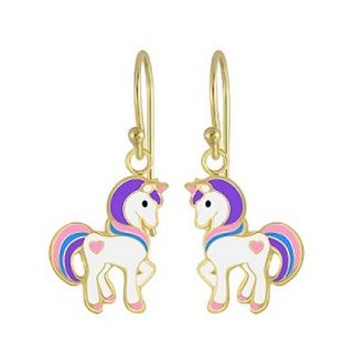 Unicorn Earrings 14K