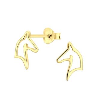 Horse Silhouette 14K