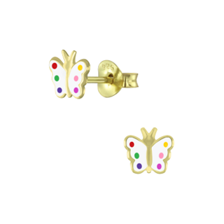 Butterfly - Sterling Silver Earrings