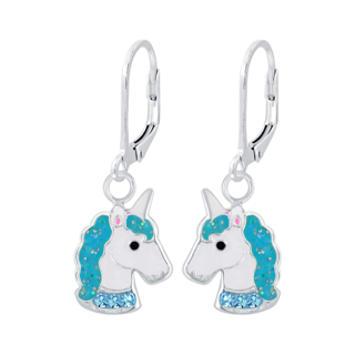Unicorn - Blue with Crystals