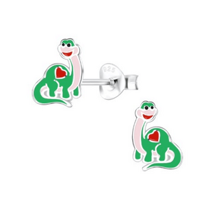 Dinosaur Sterling Silver Earrings