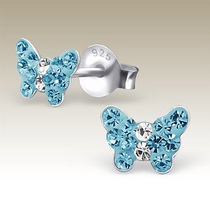 Butterfly Petite Crystal Blue