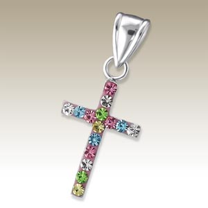 Cross Colourful Crystals