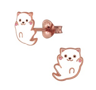 Cat - Jumping Rose Gold