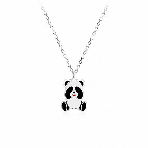 Panda Sterling Silver Necklace
