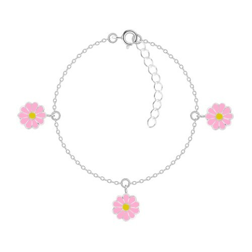 Daisy Bracelet - Pink