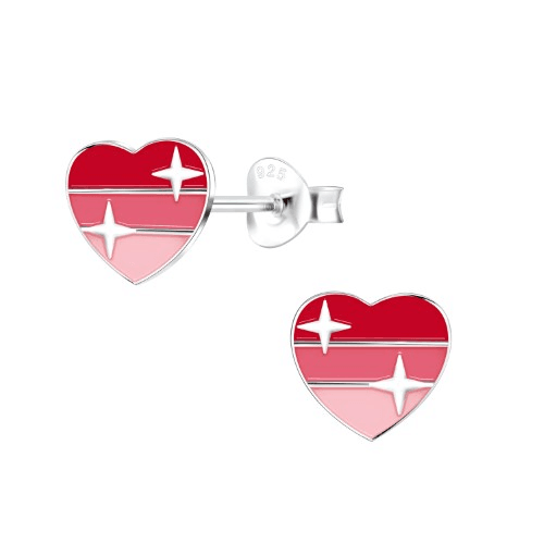 Heart - Sterling Silver Earrings