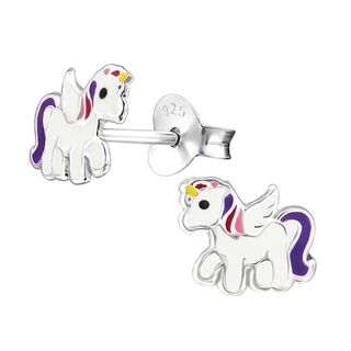 Pegasus Sterling Silver Earrings