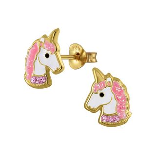 Unicorn, Crystal and Pink 14K