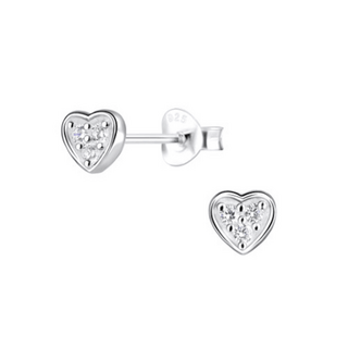 Heart - Sterling Silver Earrings